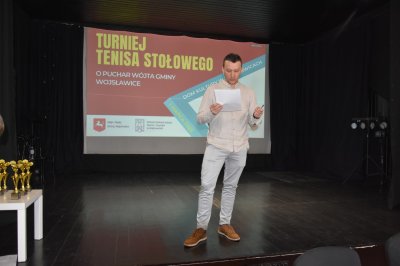 Turniej Tenisa Stołowego o Puchar Wójta Gminy Wojsławice 2025